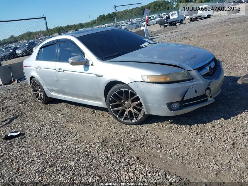 2007 Acura Tl 3.2 VIN 19UUA66247A023913 фото 1