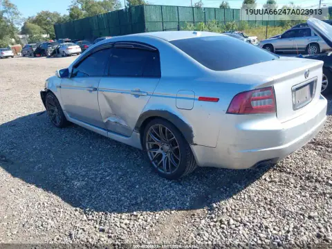 2007 Acura Tl 3.2 VIN 19UUA66247A023913 фото 3