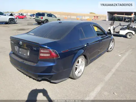 2007 Acura Tl 3.2 VIN 19UUA662X7A003925 фото 5