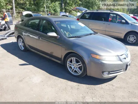 19UUA66238A012709 — 2008 Acura TL, Сзади слева, фото до ремонта