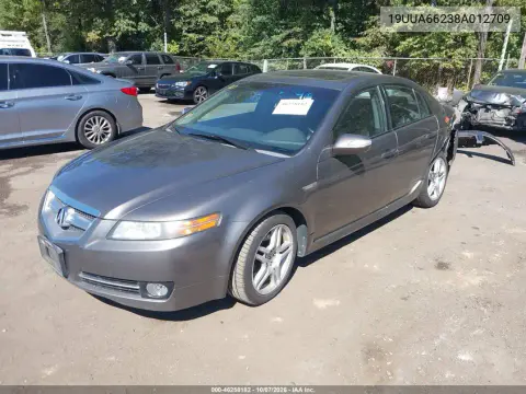 2008 Acura Tl 3.2 VIN 19UUA66238A012709 фото 3