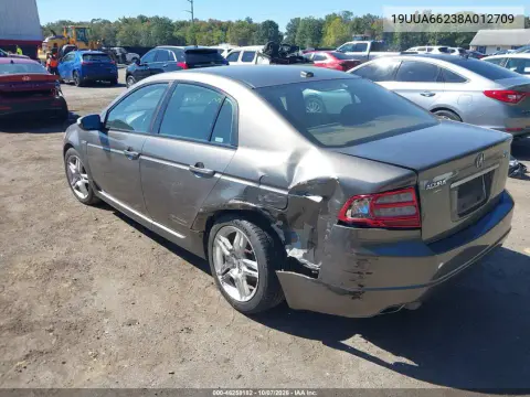 2008 Acura Tl 3.2 VIN 19UUA66238A012709 фото 4