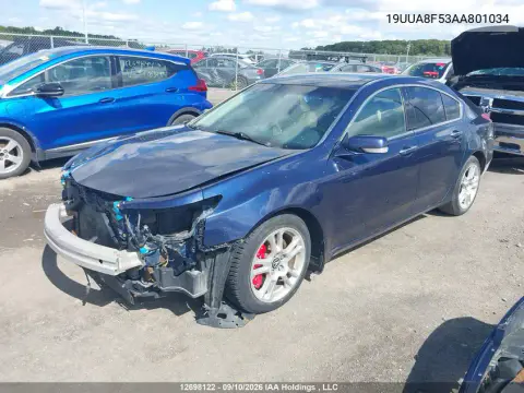 2010 Acura Tl VIN 19UUA8F53AA801034 фото 3