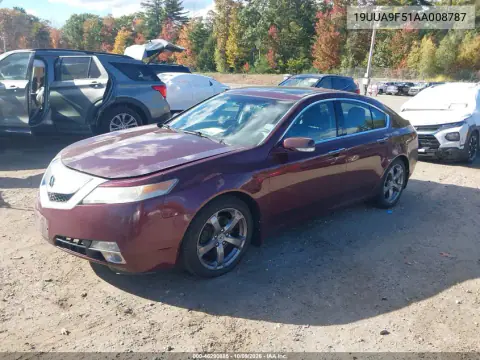 2010 Acura Tl 3.7 VIN 19UUA9F51AA008787 фото 3
