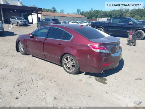 2010 Acura Tl 3.5 VIN 19UUA8F23AA020827 фото 4