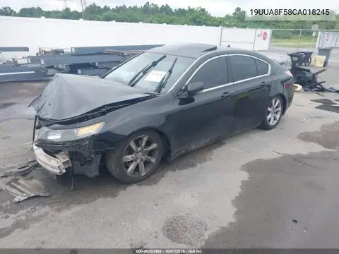 2012 Acura Tl 3.5 VIN 19UUA8F58CA018245 фото 3