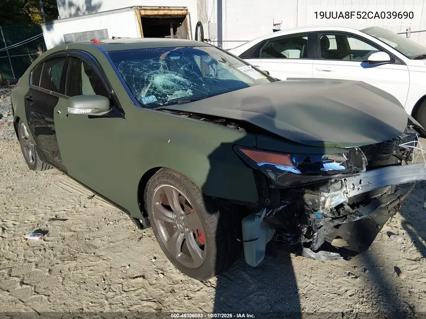 2012 Acura Tl 3.5 VIN 19UUA8F52CA039690 фото 1
