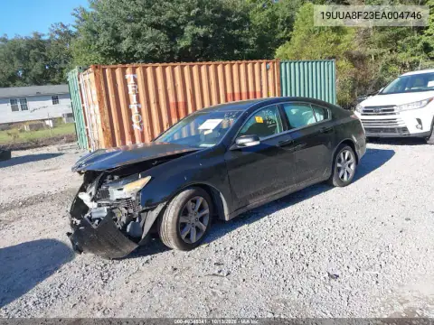 19UUA8F23EA004746 — 2014 Acura TL, фото 2 с аукциона IAAI, Передняя часть
