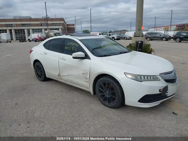 19UUB3F50FA804111 — 2015 Acura Tlx V6, Левый бок (Left Side), фото до ремонта