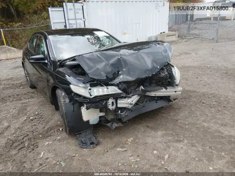 19UUB2F3XFA015800 — 2015 Acura TLX, фото 2 с аукциона IAAI, Передняя часть