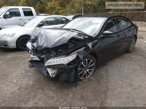 19UUB2F3XFA015800 — 2015 Acura TLX, фото 3 с аукциона IAAI, Передняя часть