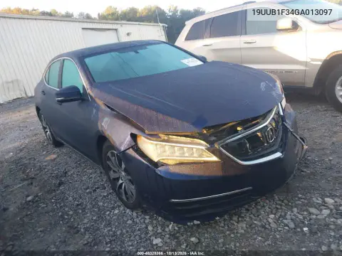 19UUB1F34GA013097 — 2016 Acura TLX, Неизвестные повреждения, фото до ремонта