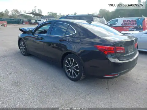 19UUB2F58GA009576 — 2016 Acura TLX, фото 4 с аукциона IAAI, Передняя часть