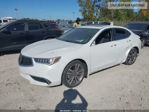 2019 Acura Tlx Tech Pkg VIN 19UUB3F46KA001966 фото 2