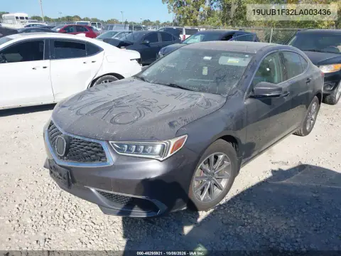 2020 Acura Tlx Standard VIN 19UUB1F32LA003436 фото 2