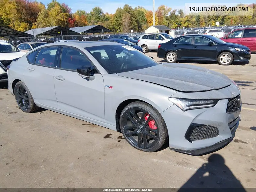 19UUB7F00SA001398 Acura TLX 2025 — повреждение Не указано, фото до ремонта