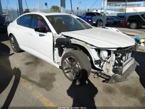 19UUB6F58SA002157 — 2025 Acura TLX, Передняя часть, фото до ремонта
