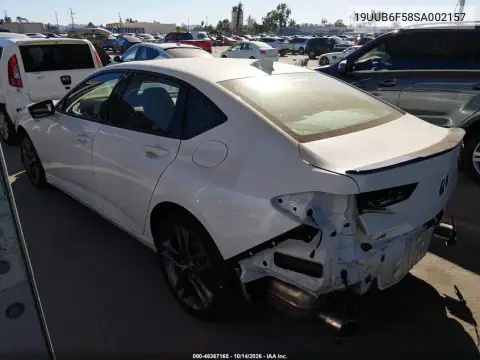 19UUB6F58SA002157 — 2025 Acura TLX, фото 3 с аукциона IAAI, Передняя и задняя части