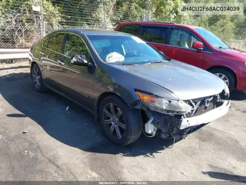 JH4CU2F68AC014039 — 2010 Acura TSX, Передняя часть, фото до ремонта