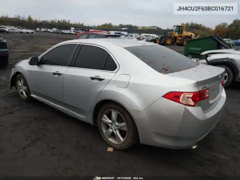 2011 Acura Tsx 2.4 VIN JH4CU2F63BC016721 фото 4