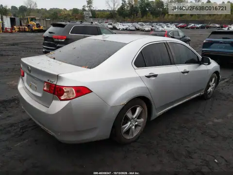 2011 Acura Tsx 2.4 VIN JH4CU2F63BC016721 фото 5