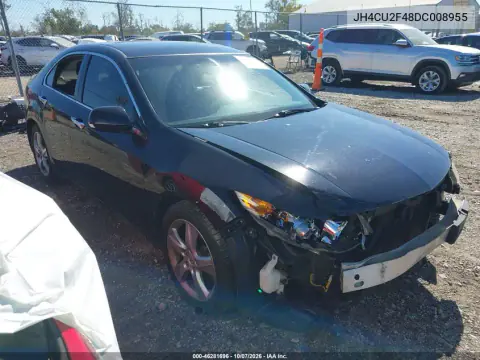 JH4CU2F48DC008955 — 2013 Acura TSX, Передняя часть, фото до ремонта