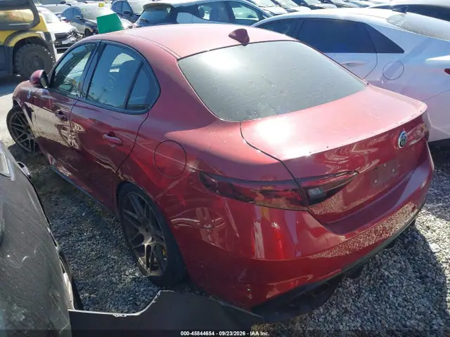 ZARFAEAV0H7553013 — 2017 Alfa Romeo Giulia Quadrifoglio Quadrifoglio, фото 3 с аукциона IAAI 30.09.2026, Передняя часть