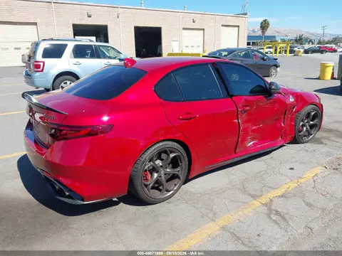 2019 Alfa Romeo Giulia Quadrifoglio Rwd VIN ZARFAMEV0K7602917 фото 4