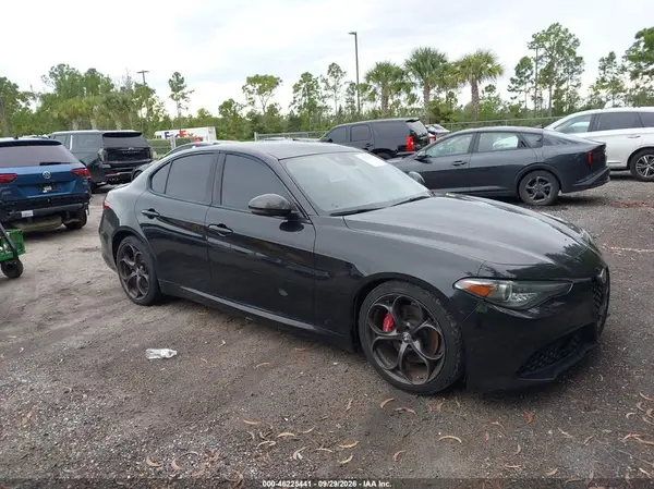 ZARFAMBN1K7607273 — 2019 Alfa Romeo Giulia, Подтопление (Flood), фото до ремонта