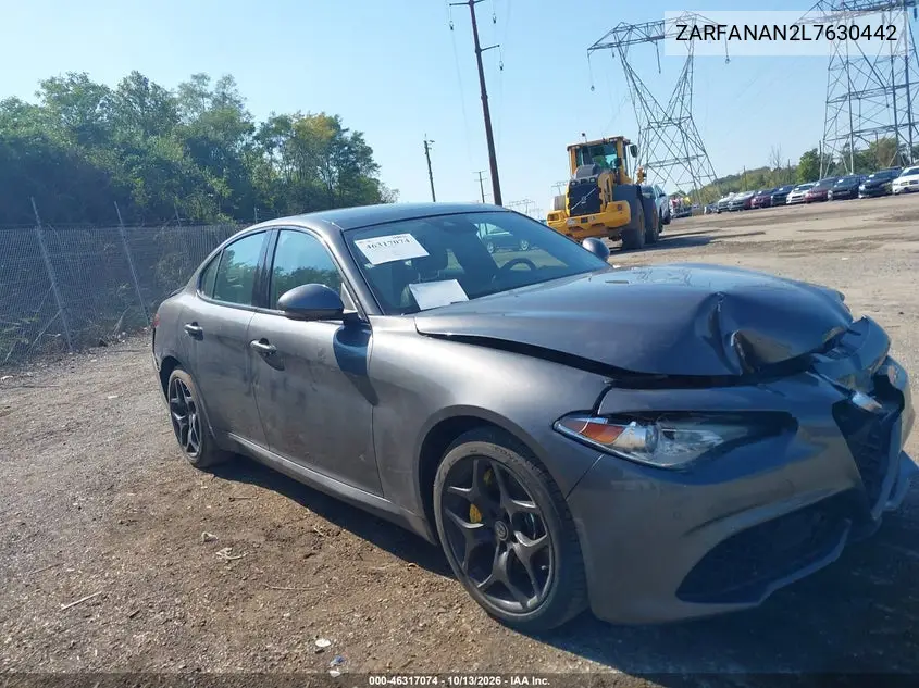ZARFANAN2L7630442 Alfa Romeo Giulia 2020 — повреждение Передняя часть, фото до ремонта