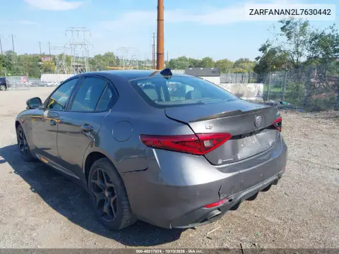 ZARFANAN2L7630442 — 2020 Alfa Romeo Giulia, фото 3 с аукциона IAAI, Передняя часть