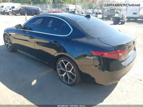 2021 Alfa Romeo Giulia Ti Rwd VIN ZARFAMBN7M7649448 фото 3