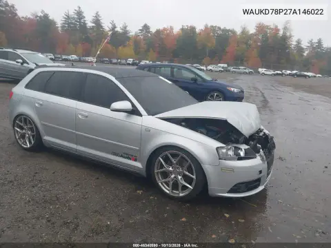 WAUKD78P27A146022 — 2007 Audi A3, Передняя часть, фото до ремонта