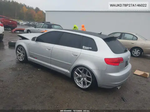 2007 Audi A3 3.2 VIN WAUKD78P27A146022 фото 4