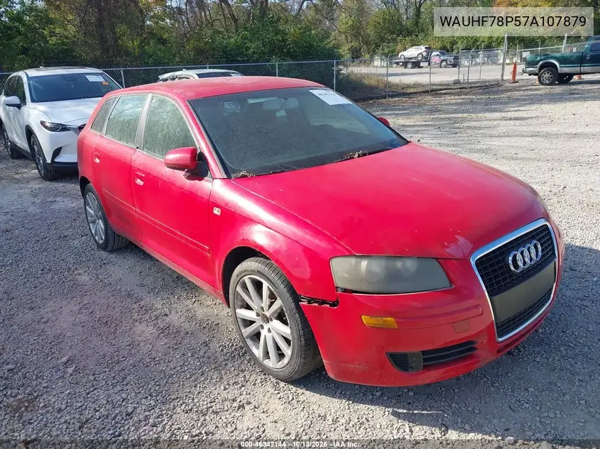 WAUHF78P57A107879 Audi A3 2007 — повреждение Передняя часть, фото до ремонта
