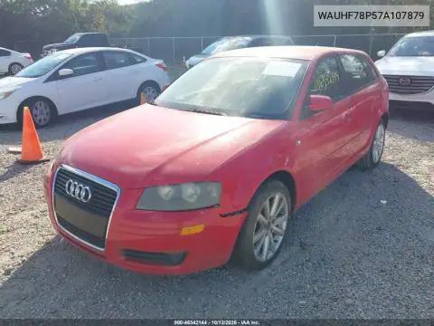 WAUHF78P57A107879 — 2007 Audi A3, фото 2 с аукциона IAAI, Передняя часть