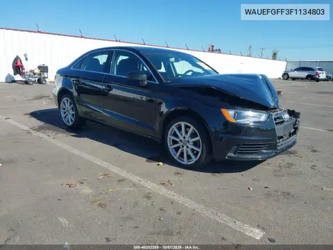 WAUEFGFF3F1134803 — 2015 Audi A3, Передняя часть, фото до ремонта