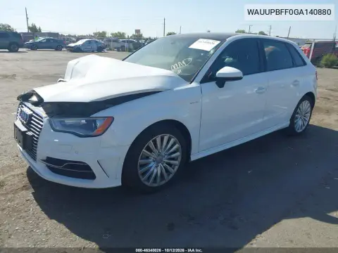 2016 Audi A3 E-Tron 1.4T Premium VIN WAUUPBFF0GA140880 фото 2