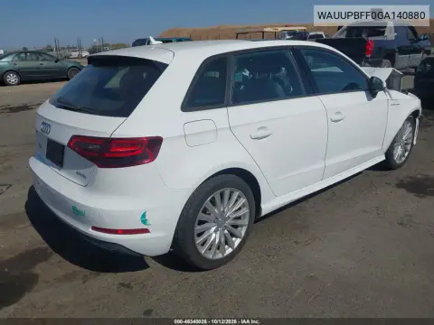 2016 Audi A3 E-Tron 1.4T Premium VIN WAUUPBFF0GA140880 фото 4
