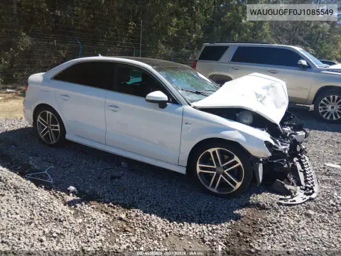 WAUGUGFF0J1085549 — 2018 Audi A3, Повреждения со всех сторон, фото до ремонта