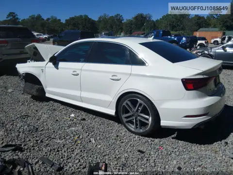 WAUGUGFF0J1085549 — 2018 Audi A3, фото 3 с аукциона IAAI, Повреждения со всех сторон