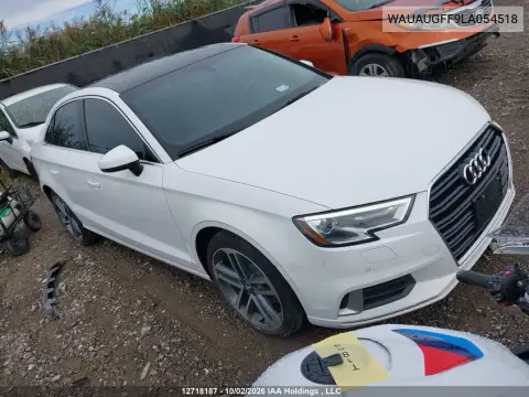2020 Audi A3 Premium VIN WAUAUGFF9LA054518 фото 2