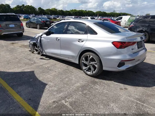 WAUAUDGY2PA092550 — 2023 Audi A3, фото 3 с аукциона IAAI, Левый бок