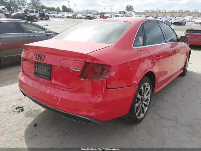 WAUAFAFL9EN020846 — 2014 Audi A4 2.0T Premium, фото 4 с аукциона IAAI 14.10.2026, Задняя часть