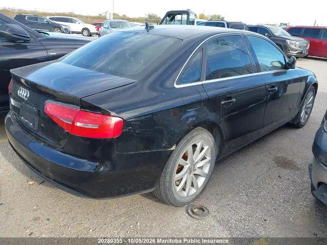 WAUBFCFL3EN021409 — 2014 Audi A4 2.0T Quattro, фото 4 с аукциона IAAI 13.10.2026, Возможна механическая неисправность