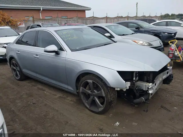 WAUANAF48KA065260 — 2019 Audi A4 45 Komfort, Передняя часть (Front), фото до ремонта