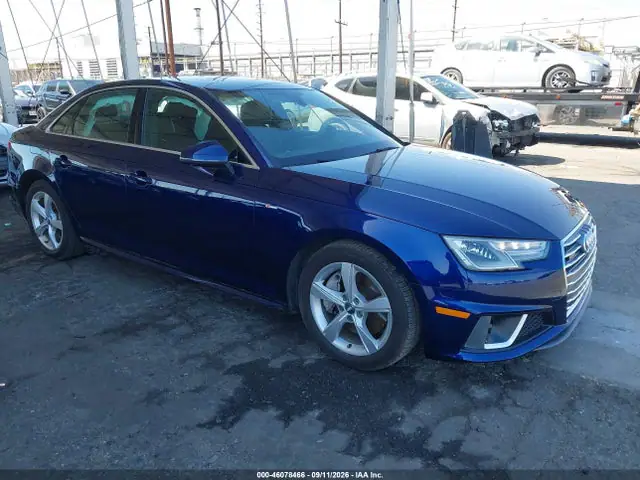 WAUDNAF40KA013439 — 2019 Audi A4 45 Premium, Левый бок (Left Side), фото до ремонта