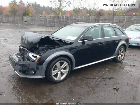 WA1UFAFL1EA116391 — 2014 Audi A4 Allroad, фото 2 с аукциона IAAI, Передняя часть