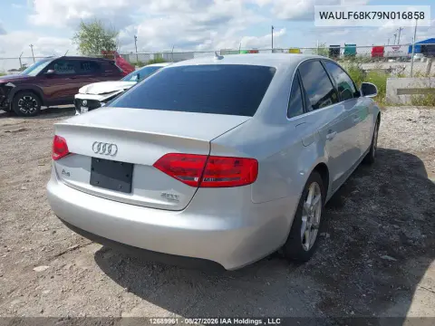 2009 Audi A4 2.0T Standard VIN WAULF68K79N016858 фото 5