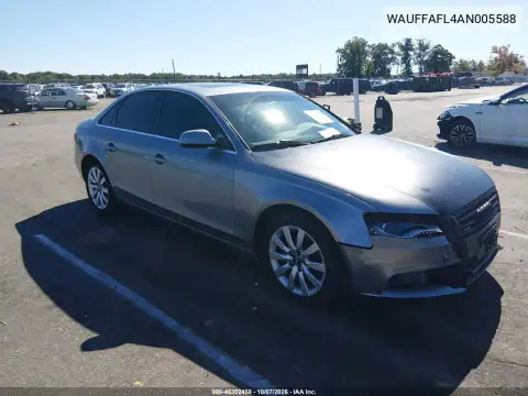 2010 Audi A4 2.0T Premium VIN WAUFFAFL4AN005588 фото 2